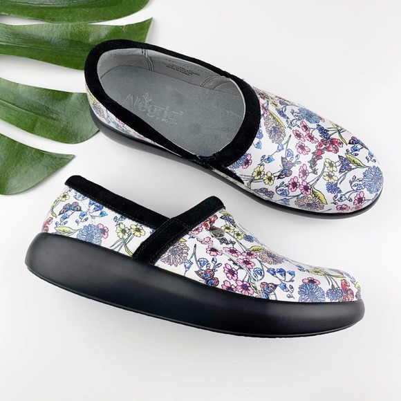 Alegria Shoes - Alegria Emry Fine and Dandy Slip On Comfort Shoes Clogs Floral 40 9.5/10